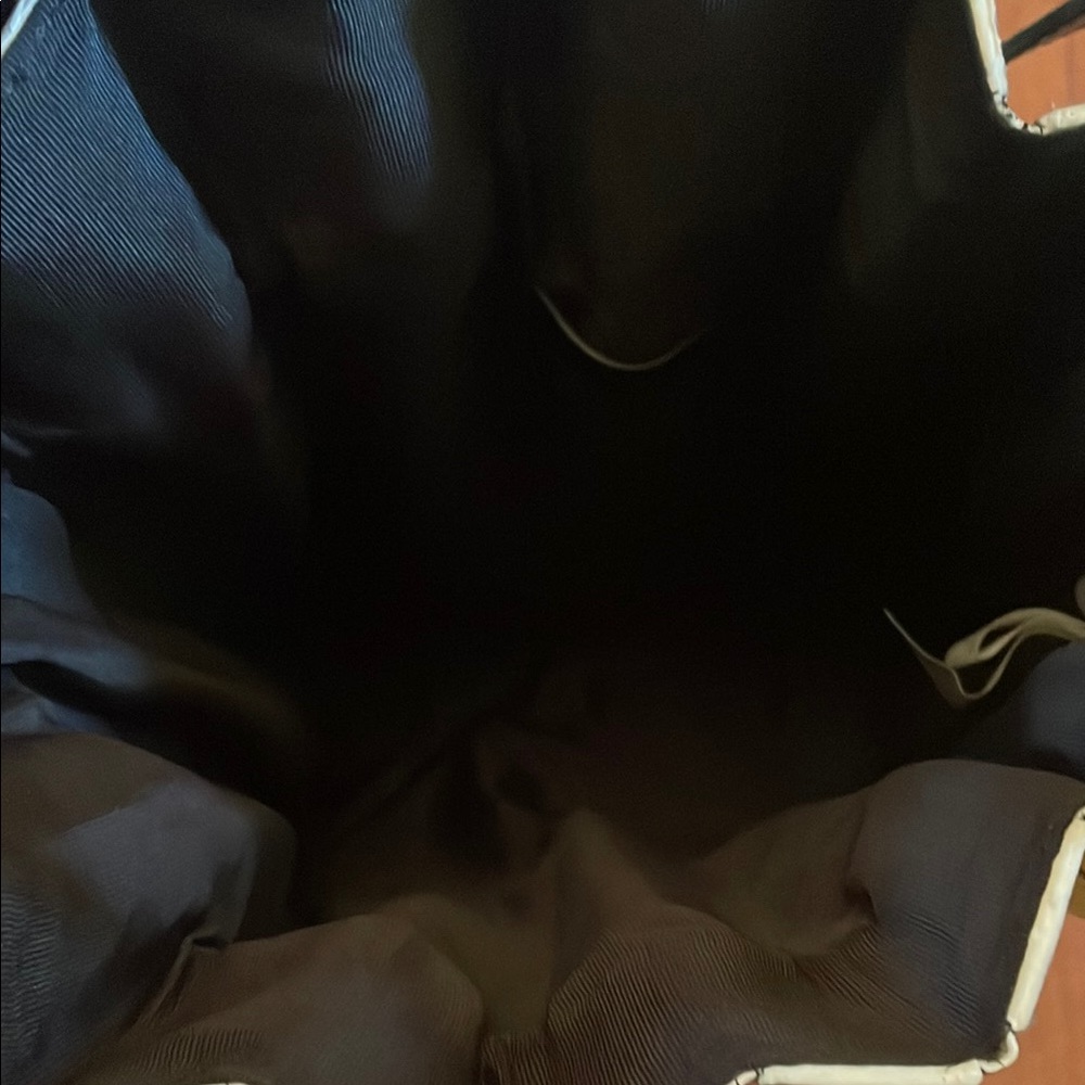 Zara Black and Cream Tote Bag - Picture 4 of 7
